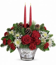 Teleflora's Sparkling Star Centerpiece from Victor Mathis Florist in Louisville, KY
